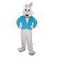 White Rabbit Bunny Cartoon Mascot Costume