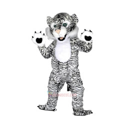 White Tiger Mascot Costume