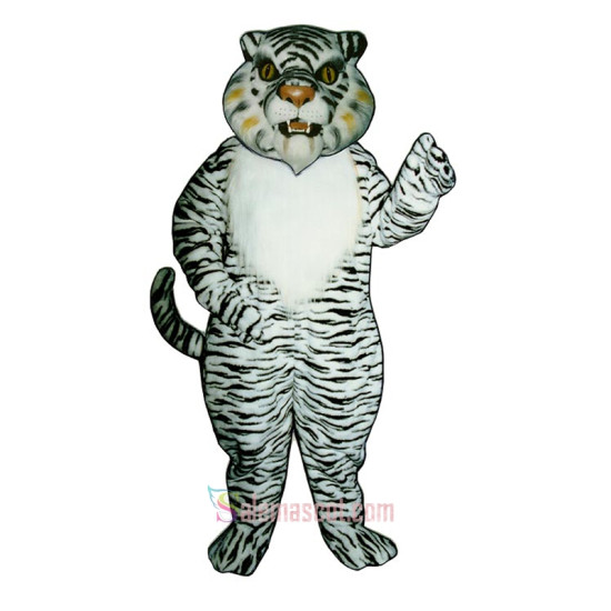 White Tiger Mascot Costume