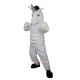 White Unicorn Horse Cartoon Mascot Costume