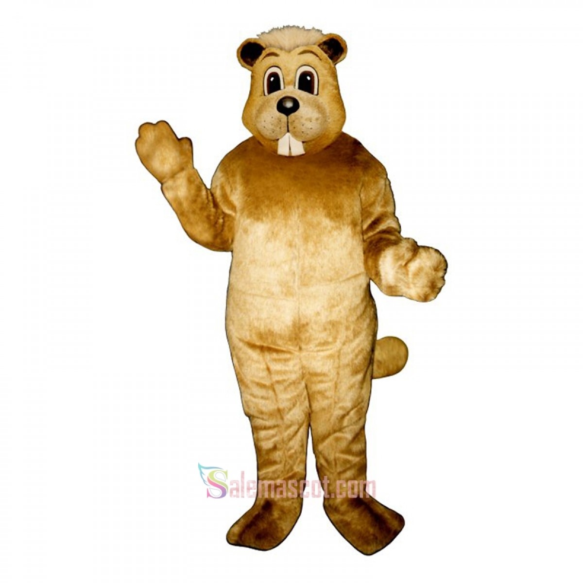Willy Beaver Mascot Costume Willy Beaver Mascot