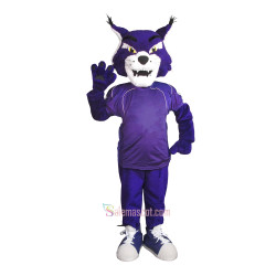 College Handsome Wildcat Mascot Costume
