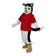 Wolf Dog Cartoon Mascot Costume