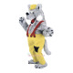 Long Plush Wolf Mascot Costume