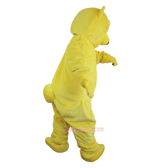 Yellow Bear Mascot Costume