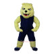Yellow Bulldog Fierce Dog Vicious Dog Mascot Costume