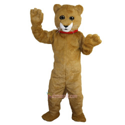 Yellow Cat Cartoon Mascot Costume
