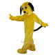 Yellow Dog Cartoon Mascot Costume