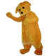 Yellow Dog Cartoon Mascot Costume