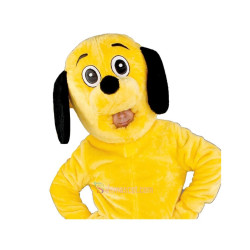 Yellow Dog Mascot Costume