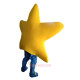 Yellow Five-Pointed Star Mascot Costume