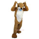 Yellow Gopher Mole Cartoon Mascot Costume