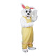 Yellow Rabbit Bunny Hare Cartoon Mascot Costume
